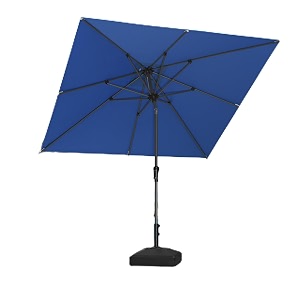 PURPLE LEAF Patio Market Umbrella 8 x