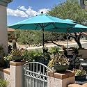 PURPLE LEAF Patio Market Umbrella 939 Round