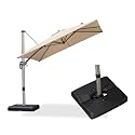 PURPLE LEAF Patio Umbrella with Base 839