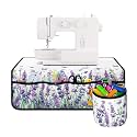 Purple Sewing Machine Mat for Table, Water-Resistant Sewing Machine Pad Organizer for Sewing Accessories Lightweight Non Slip Mats To Reduce Vibration Noise