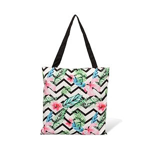 the purple tree cotton canvas tote bags for women c