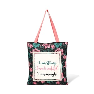 the purple tree cotton canvas tote bags for women c