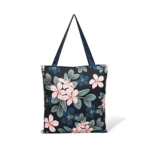 the purple tree cotton canvas tote bags for women c