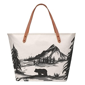 the purple tree fatty tote bag for women 1 bag printed tote handbag gift for girlfriend mother wife