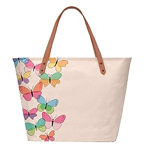 the purple tree fatty tote bag for women 1 bag printed tote handbag gift for girlfriend mother wife
