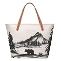 The Purple Tree Fatty Tote Bag for Women (1 Bag) Printed Tote, Handbag, Gift For Girlfriend, Mother, wife