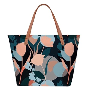 the purple tree fatty tote bag for women 1 bag printed tote handbag gift for girlfriend mother wife