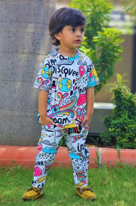 purplesky baby boys casual t-shirt track pants