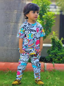 purplesky baby boys casual t-shirt track pants