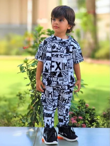 purplesky baby boys casual t-shirt track pants