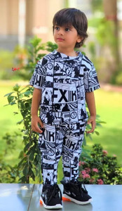 purplesky baby boys casual t-shirt track pants