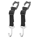 Purse Hook for Car, Adjustable Headrest Hooks, 2 Pack