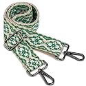 Purse Strap Gold Hardware Replacement Crossbody Bag Strap, Wide Adjustable Shoulder Strap