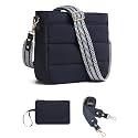 Purses for Women 2PCS Puffer Quilted Crossbody Shoulder Hobo Bags