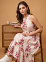 PURSHOTTAM WALA Floral Print Pure Cotton Flared