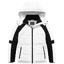 Pursky Boy's Warm Winter Coat Water Resistant Sherpa Outerwear Puffer Jackets With Removable Furry Hood