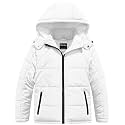 Pursky Boy's Warm Winter Coat Water Resistant Sherpa Outerwear Puffer Jackets With Removable Furry Hood