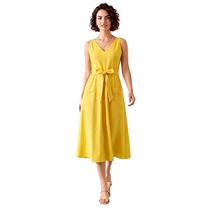 PURVAJA Womens Fit Flared Midi Length
