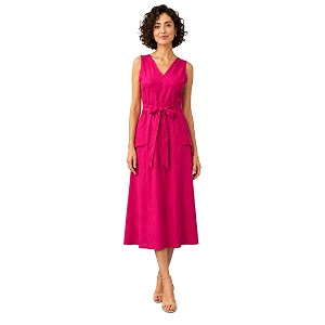 PURVAJA Womens Fit Flared Midi Length