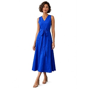 PURVAJA Womens Fit Flared Midi Length