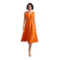 PURVAJA Women39s Fit amp Flared Midi Length