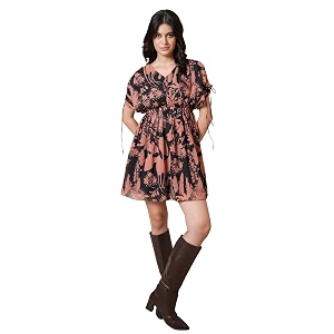 PURVAJA Womens Fit Flare Above Knee