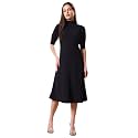 PURVAJA Womens A-Line Knee Length Dress Bely-123-130