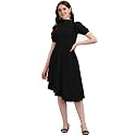 PURVAJA Womens High-Low Knee Length DressRuby-062-to-069