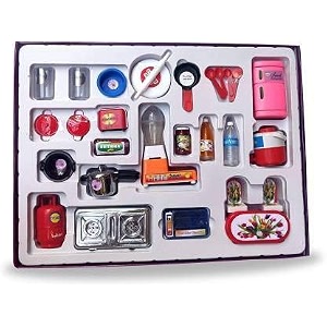 purvi horux nano kitchen 22 pcs mini plastic non toxic indian kitchen set great kitchen toys for girls kid39s love kitchen set indoor game best for giftreturn gift