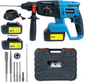 purvish Cordless Hammer Drill Machine with Hammer/Drill Mode, Speed Control Drill, Hammer Drill, Impact Slotting Mode with Multiple Bits Rotary Hammer Drill