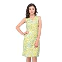 Purys Women39s Synthetic A-Line Knee-Length Dress