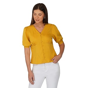 Purys Womens Solid Regular Fit Shirt