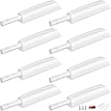 Push to Open Door Latch Cabinet Hardware CBRIVE 8 Pack Magnetic Push Latches &amp; Lock for Hidden Door Magnet Push Release Drawer Pull Tip on Closet Close Touch Locking Strong Pop Out, White