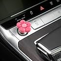 Push to Start Button Cover，Engine Start/Stop Resin Flower Starter Cover (for Decorative Accessories) (Rose Red)