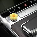 Push to Start Button Cover，Engine Start/Stop Resin Flower Starter Cover (for Decorative Accessories) (Yellow)