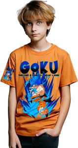PUSHANKA Boys Printed Pure Cotton Regular T