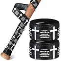 Pushglossy 2 Pcs Baseball Bat Grip Tapes, 1.1mm