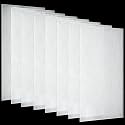 Pushglossy 8 Pack 22.5"x46.5"x0.2" Fluorescent Light Covers, Clear