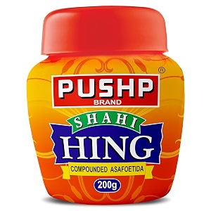 pushp shahi hing  200g pack of 1  strongest hing powder  asafoetida with strong aroma amp authentic flavor  quality blend  perfect for cooking amp seasoning  no preservatives