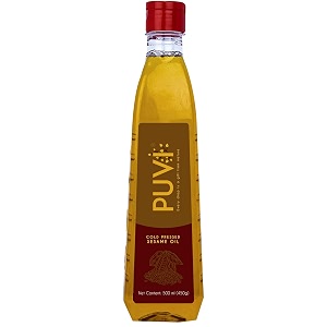 puvi 05l cold pressed sesamegingelly oil chekkughani 500 ml