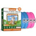 Puyrzoe Flea Collar for Cats 4 Pack, Natural Cat Flea Prevention Collar