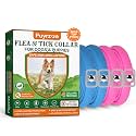 Puyrzoe Flea and Tick Prevention for Dogs, 4 Pack Flea Collar for Dogs
