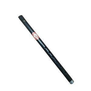 pvc b note black bansuri straight  durable indian flute for beginners practice amp classical music