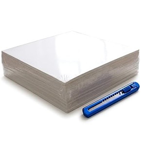 pvc foam board sheet 3mm thick a4 size pack of 10 white sunboard with free utility knife forex sheet for diy crafts school projects signage amp 3d wall decor- waterproof amp lightweight