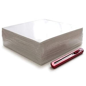 pvc foam board sheet 3mm thick 8  8 inch size pack of 10 white sunboard with free utility knife forex sheet for diy crafts school projects signage amp 3d wall decor- waterproof amp lightweight