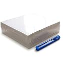 PVC Foam Board Sheet 3mm Thick A4 Size (Pack of 10) White Sunboard with Free Utility Knife Forex Sheet for DIY Crafts, School Projects, Signage & 3D Wall Decor- Waterproof & Lightweight
