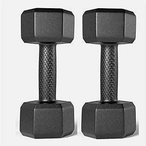 PVC Hex Fixed Dumbbells Set and Fitness