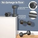 PVC Hex Fixed Dumbbells Set and Fitness