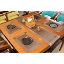 PVC Placemats with Table Runner Crossweave Woven