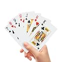 PVC Playing Cards | Waterproof & Durable | Deck of Cards | Easy to Shuffle, Smooth Edge Poker Crads for Blackjack, Family Game Night & Card Games, Fun for All Ages